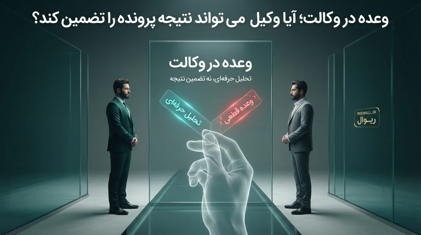 وعده در وکالت؛ آیا وکیل می‌تواند نتیجه پرونده را تضمین کند؟