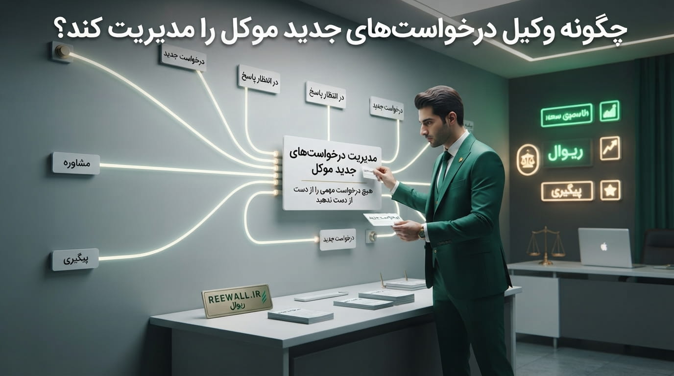 چگونه وکیل درخواست‌های جدید موکل را مدیریت کند؟ راهنمای مدیریت حرفه‌ای سرنخ‌ها و درخواست‌های خدمات حقوقی