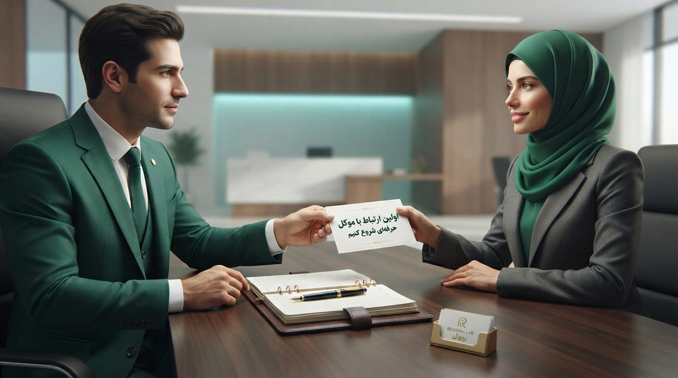اولین ارتباط وکیل با موکل جدید؛ چگونه یک تجربه حرفه‌ای ایجاد کنیم؟