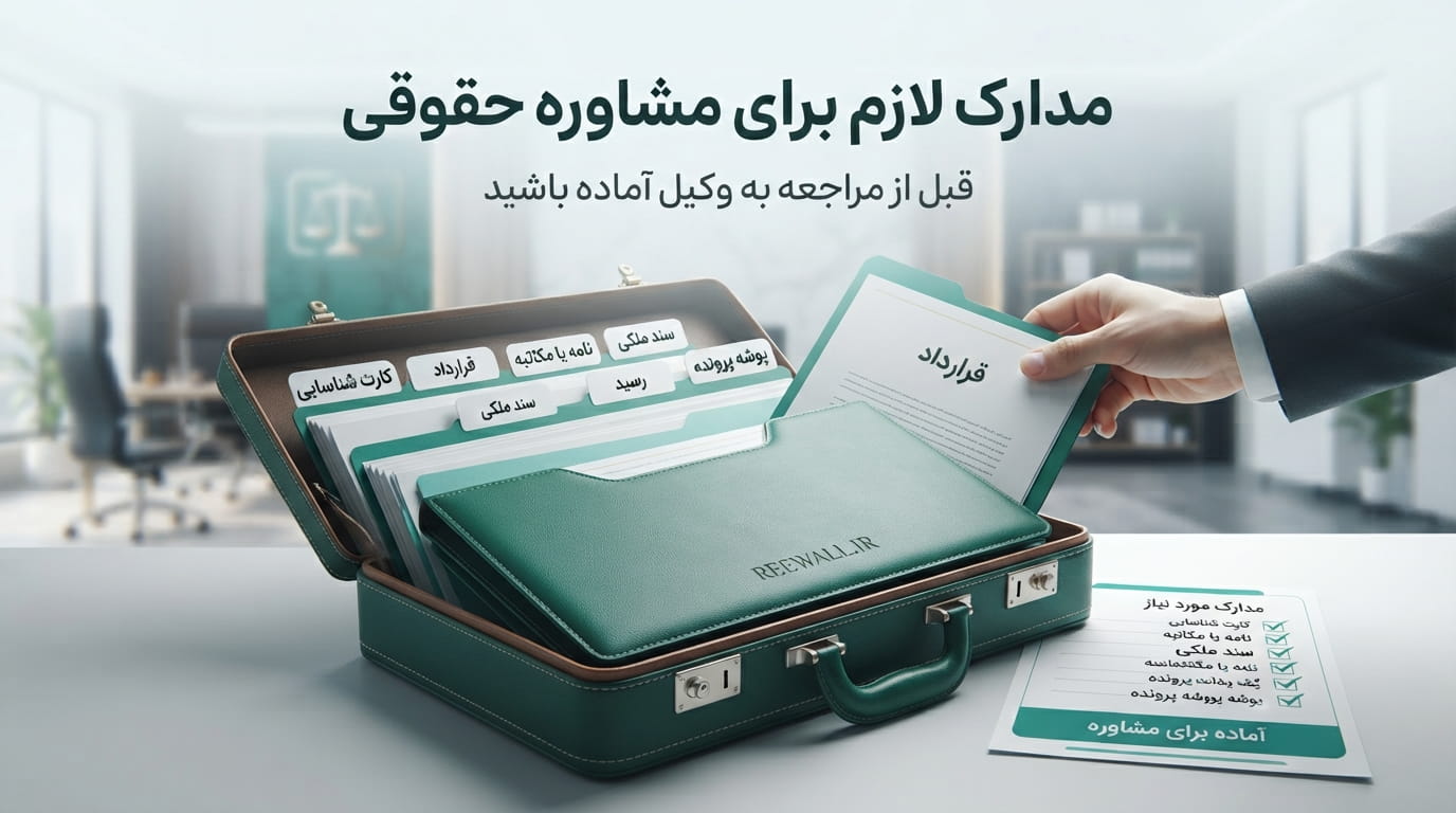 قبل از مراجعه به وکیل چه مدارکی آماده کنیم؟ راهنمای آماده‌سازی پرونده برای مشاوره حقوقی