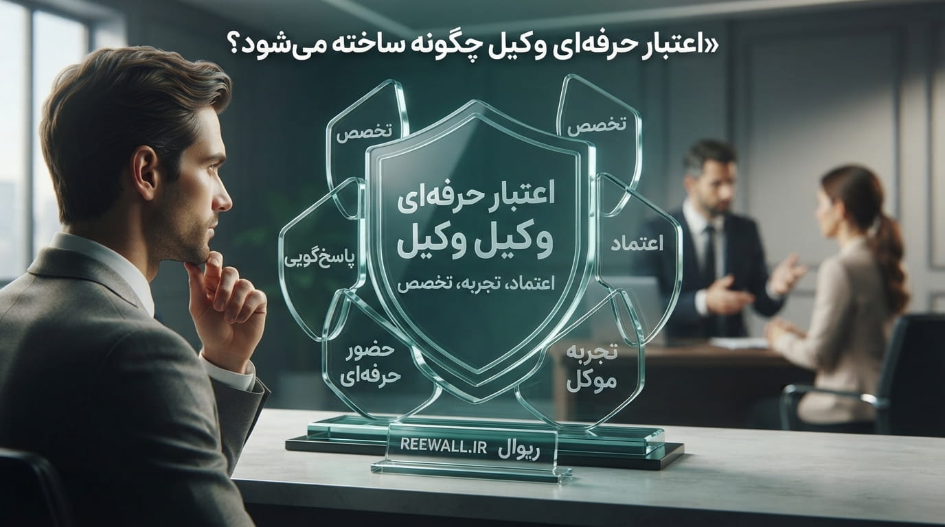 اعتبار حرفه‌ای وکیل چگونه ساخته می‌شود؟ نقش تجربه موکلان در انتخاب وکیل
