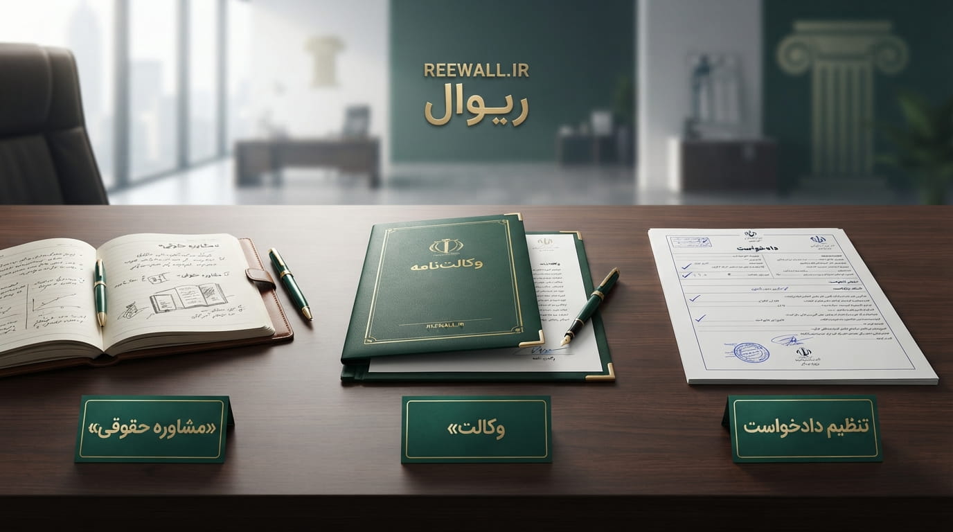تفاوت مشاوره حقوقی، وکالت و تنظیم دادخواست چیست؟ راهنمای انتخاب خدمات حقوقی مناسب