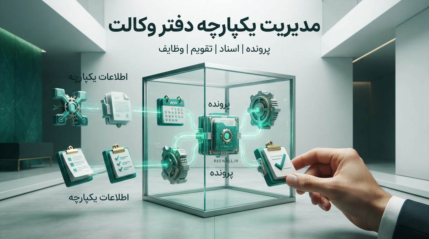 چرا یکپارچه‌سازی پرونده، تقویم، اسناد و وظایف برای دفتر وکالت مهم است؟