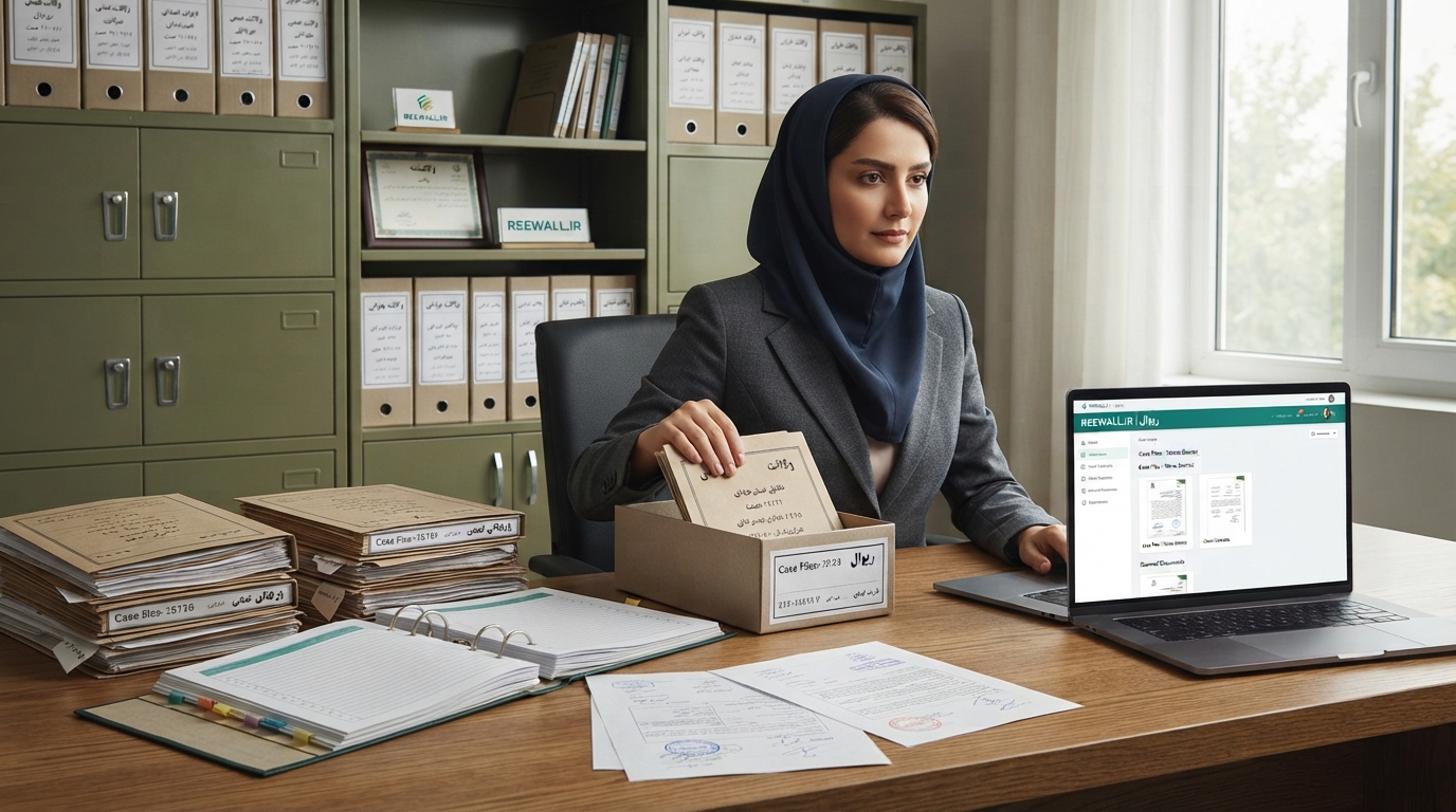 آرشیو اسناد در دفتر وکالت؛ راهنمای حرفه‌ای مدیریت، نگهداری و دسترسی به مدارک پرونده‌ها