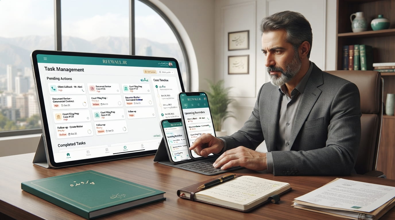 چگونه وکیل از فراموش شدن پیگیری‌های پرونده جلوگیری کند؟ راهکارهای مدیریت Follow-up