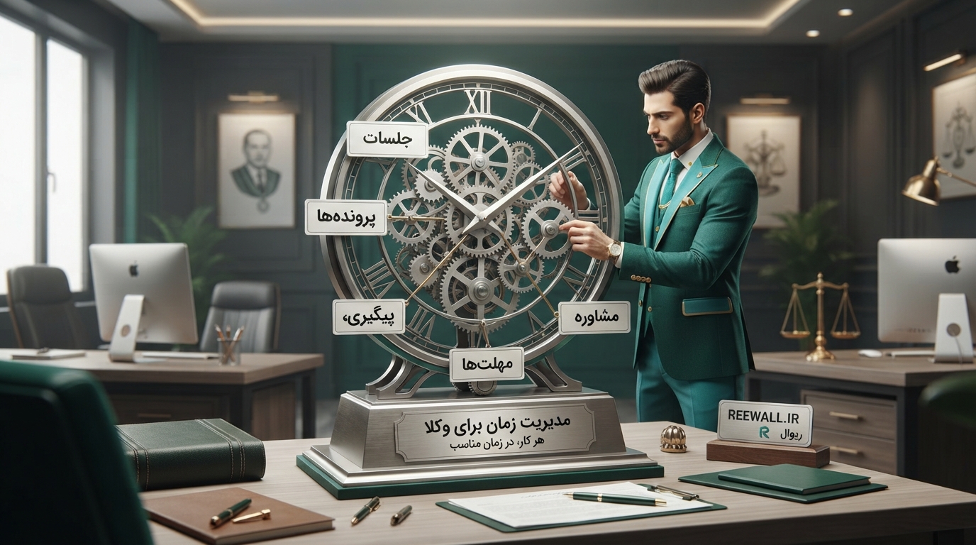 مدیریت زمان برای وکلا؛ چگونه یک وکیل برنامه کاری منظم‌تری داشته باشد؟