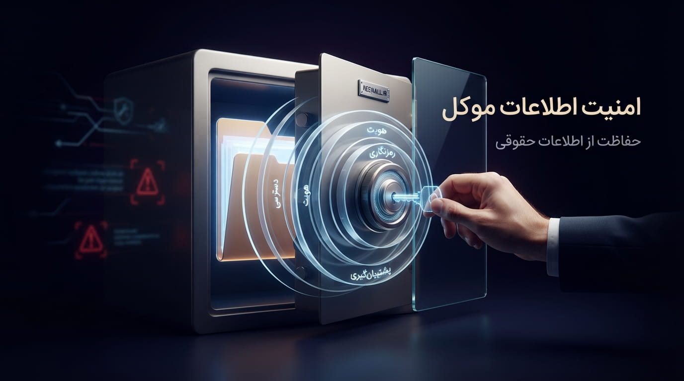 امنیت اطلاعات موکل در دفتر وکالت دیجیتال؛ از کنترل دسترسی تا پشتیبان‌گیری