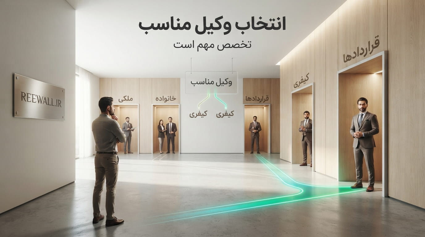 چگونه وکیل مناسب برای پرونده خود انتخاب کنیم؟ راهنمای بررسی تخصص و تجربه وکیل