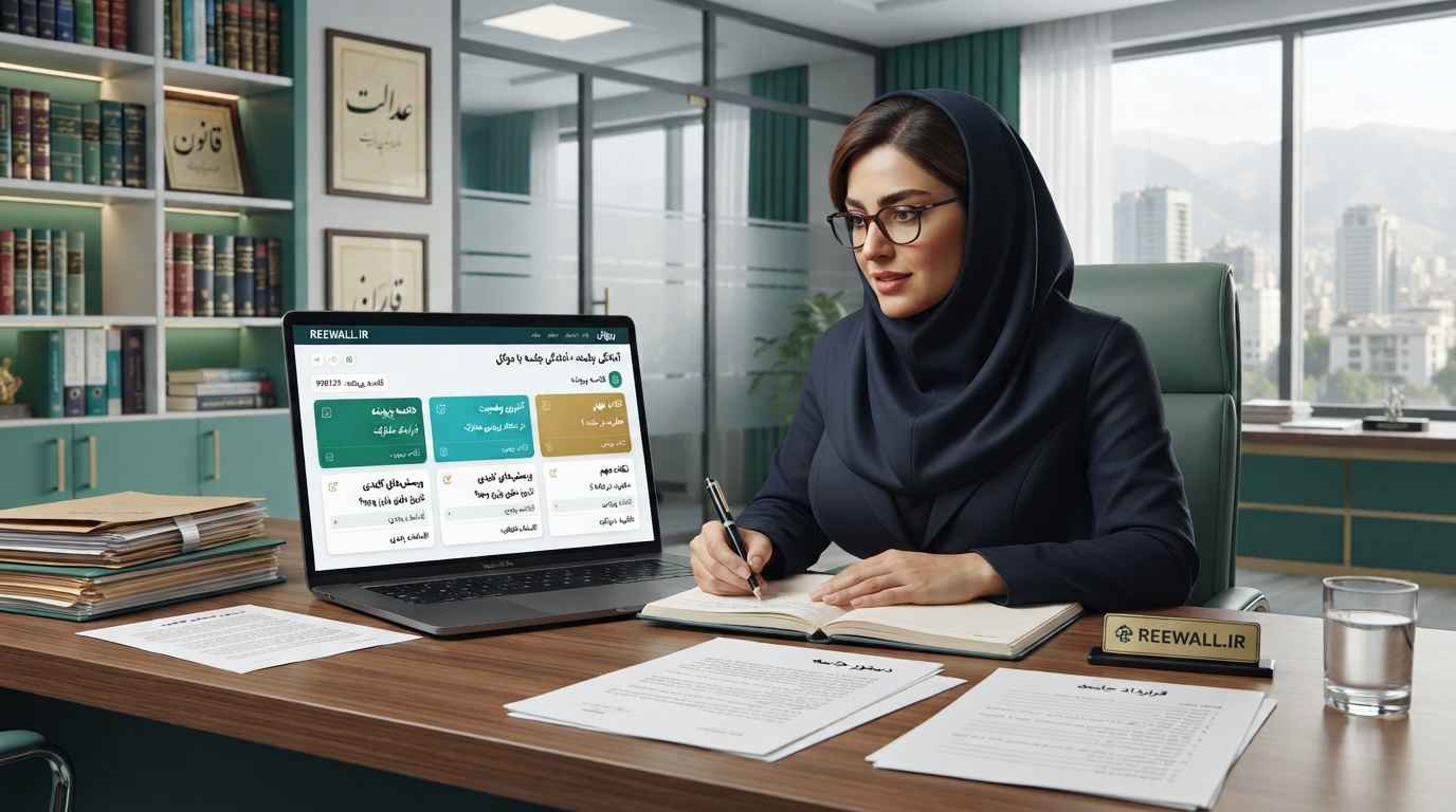 هوش مصنوعی حقوقی ریوال چگونه برای جلسه با موکل به وکیل کمک می‌کند؟
