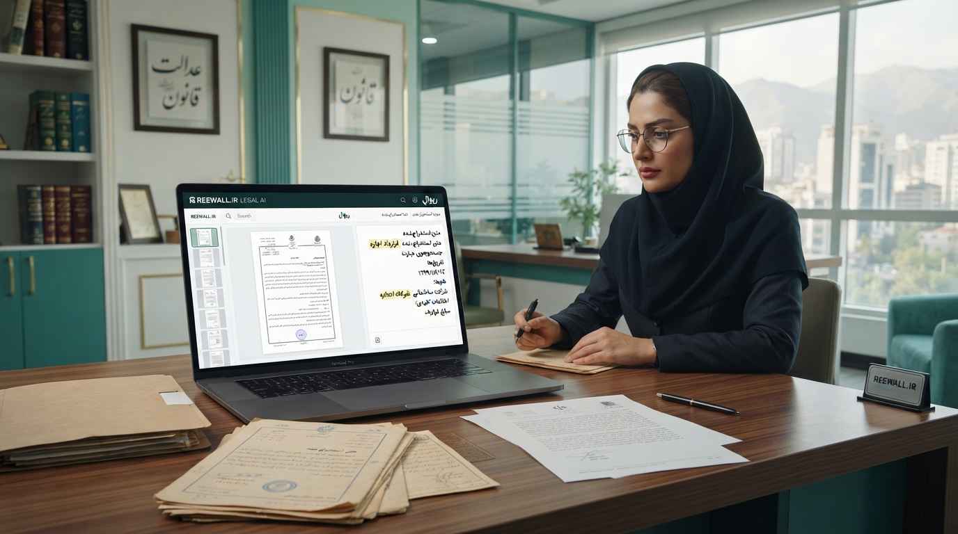 هوش مصنوعی حقوقی ریوال چگونه اسناد اسکن‌شده و PDF را برای وکیل قابل جست‌وجو می‌کند؟