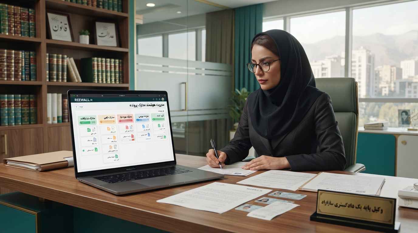 هوش مصنوعی حقوقی ریوال چگونه برای هر پرونده چک‌لیست مدارک مورد نیاز ایجاد می‌کند؟