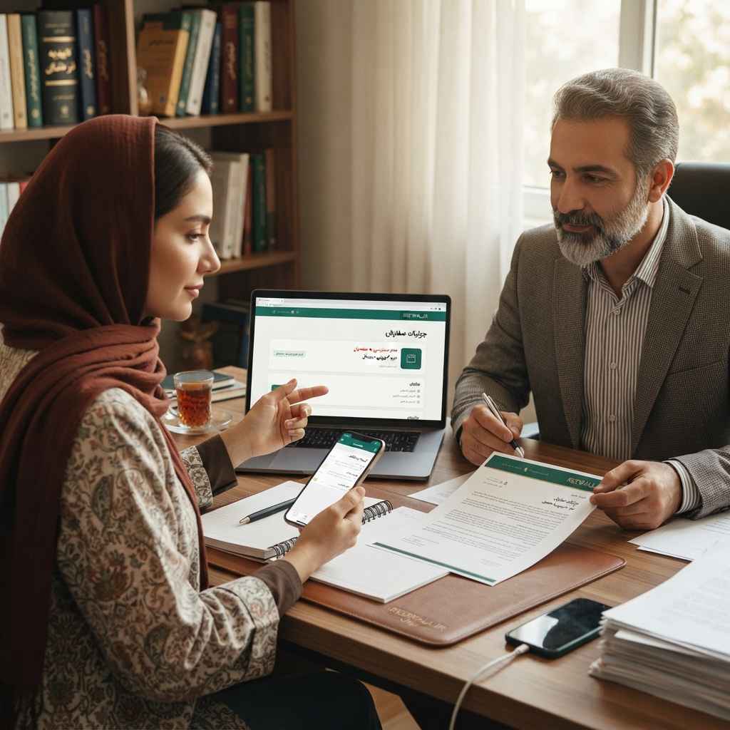 تصویر پست حقوقی فرهاد بحیرائی