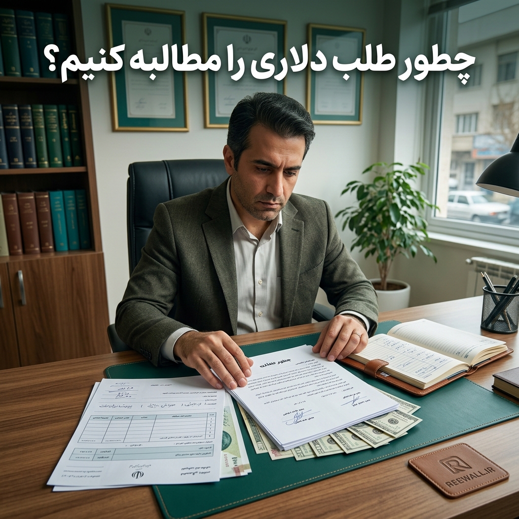 💵 کسی به شما دلار بدهکار است و پس نمی‌دهد؟ چطور مطالبه کنید؟
⚖️ اگر طلب شما واق...