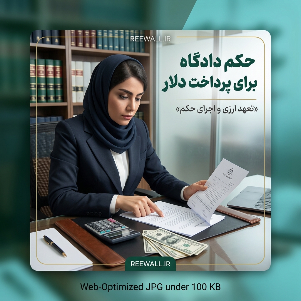⚖️ اگر دادگاه حکم بدهد که بدهکار باید دلار پرداخت کند، تکلیف چیست؟
💵 اصل مهم ای...