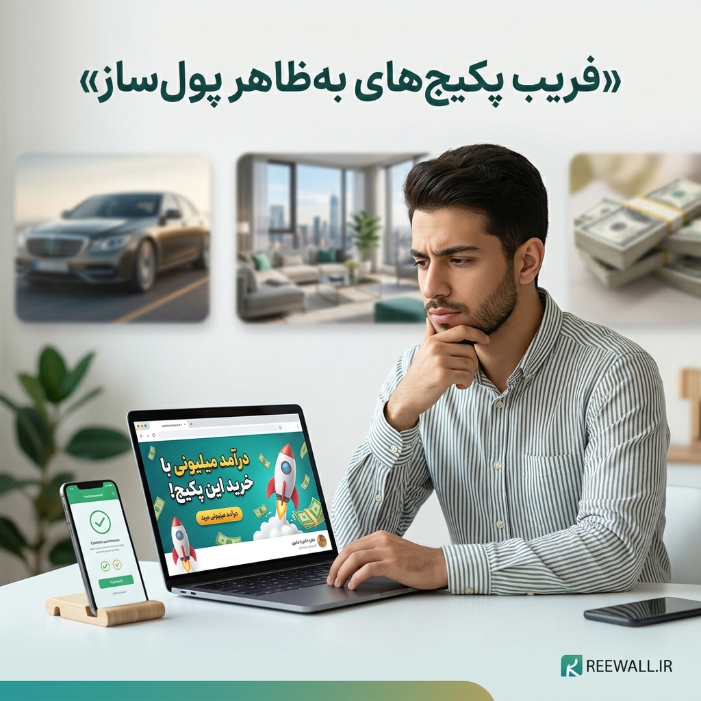 🚨 چطور بعضی‌ها با فروش پکیج‌های آموزشی مردم را فریب می‌دهند؟
💸 وعده درآمدهای ن...