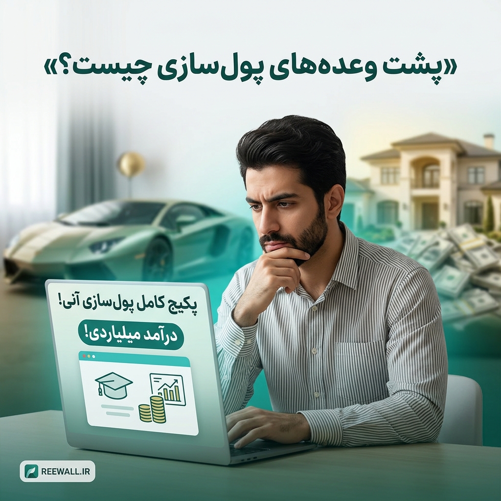 🎭 پشت بعضی از پکیج‌های پول‌سازی چه می‌گذرد؟
💰 اول به شما می‌گویند درآمد ماهانه...