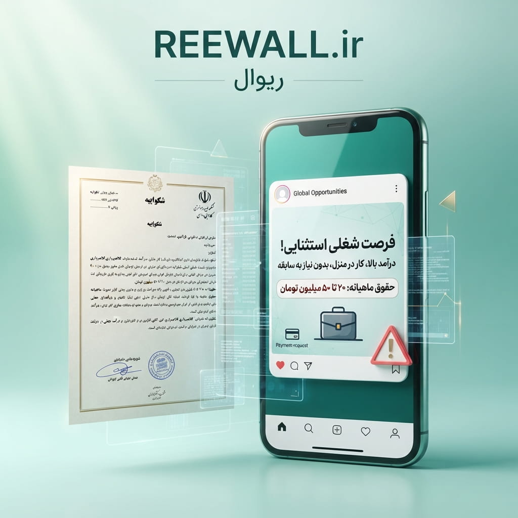 شکوائیه کلاهبرداری با آگهی استخدام و درآمد اینترنتی در اینستاگرام
