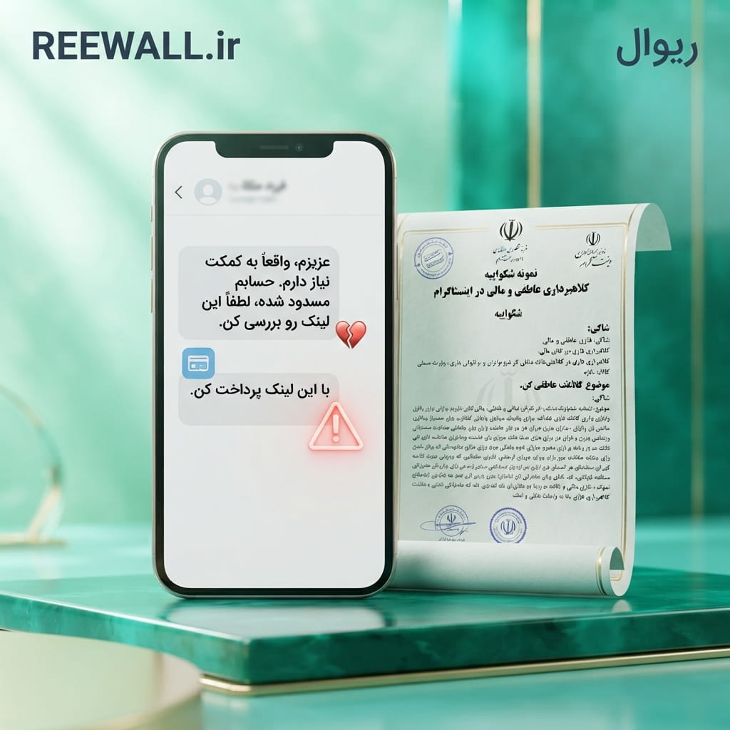 شکواییه کلاهبرداری عاطفی در اینستاگرام
