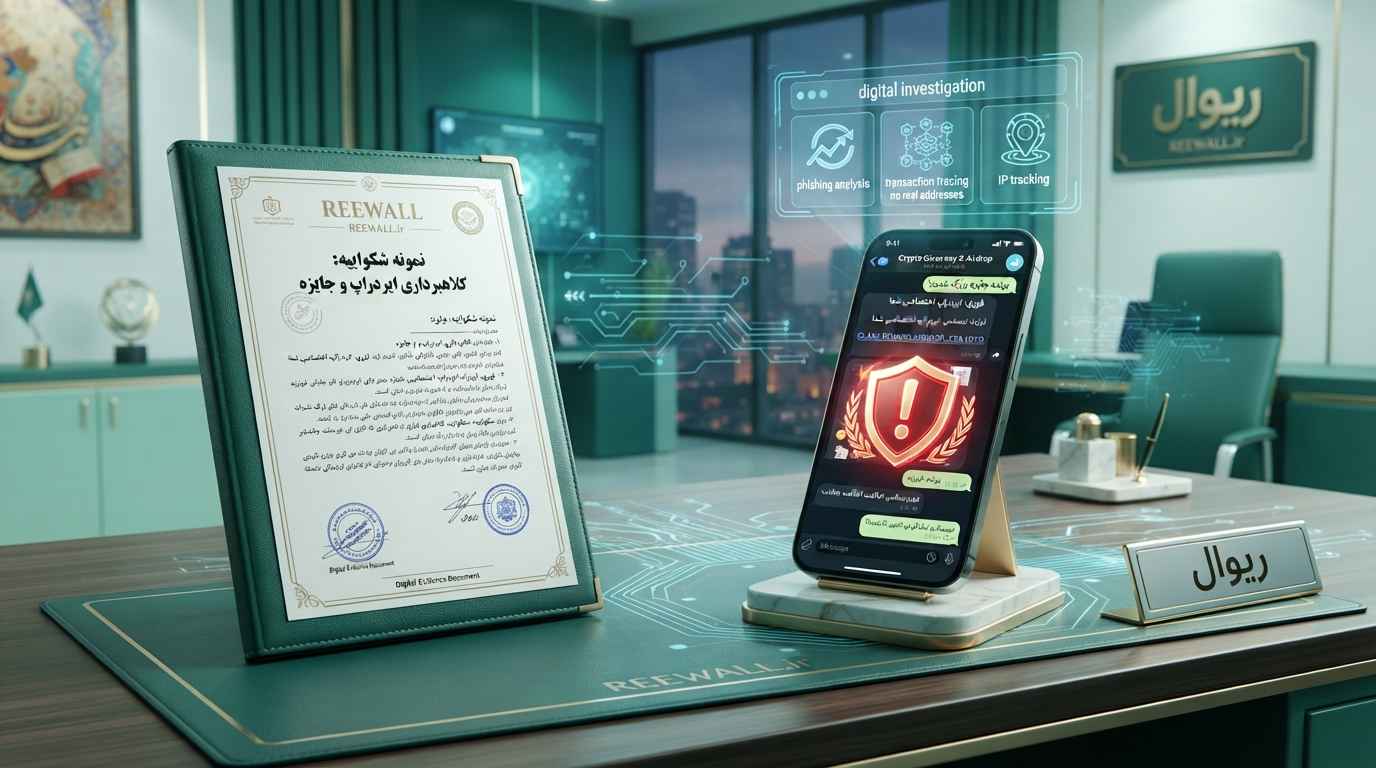شکواییه کلاهبرداری ایردراپ جعلی و جایزه در تلگرام